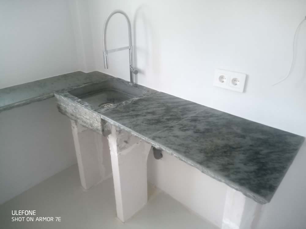 Wash stone & marble basins in site - Tinos